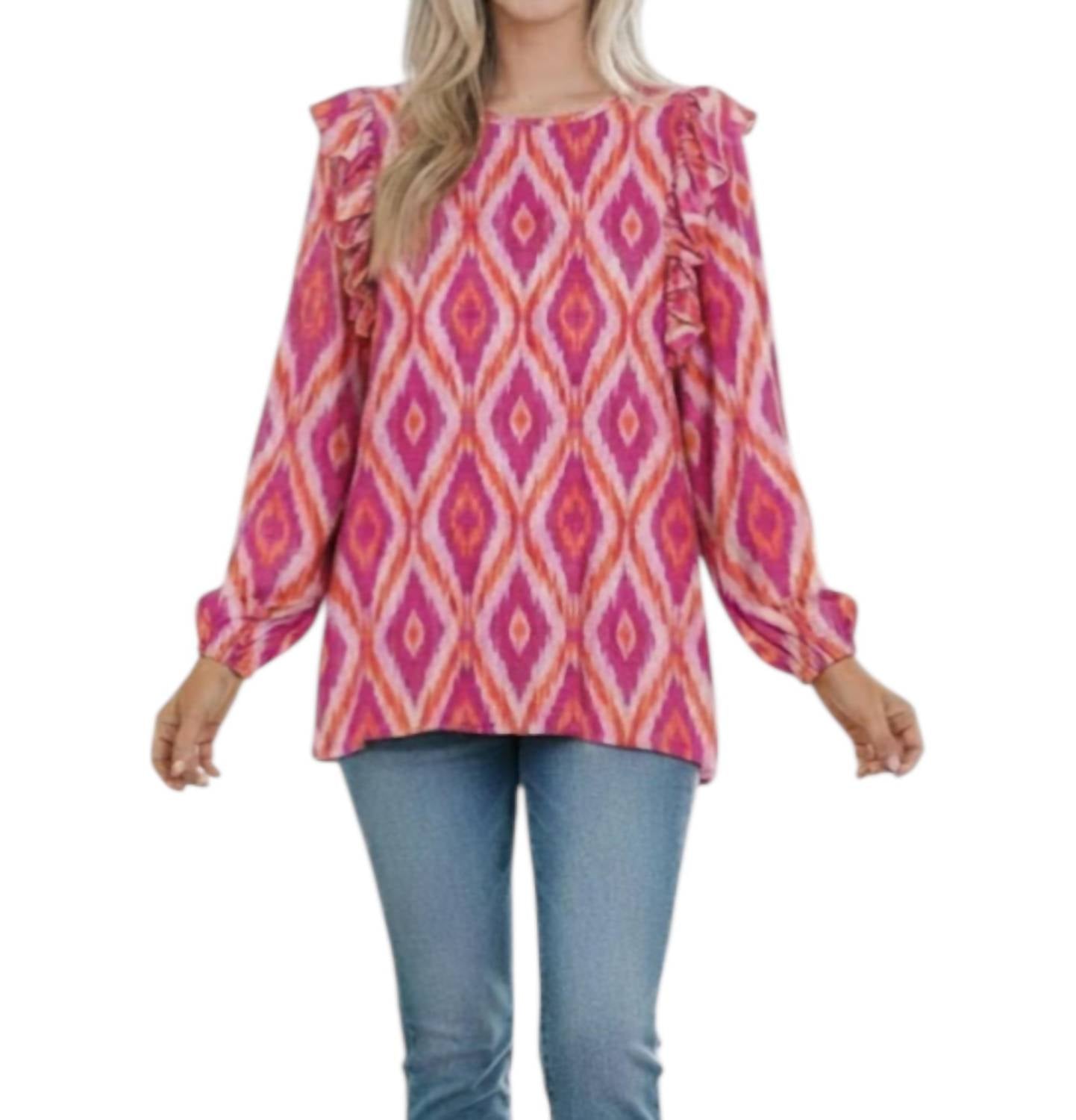 Michelle Mcdowell - Kacey Pointing Forward Top