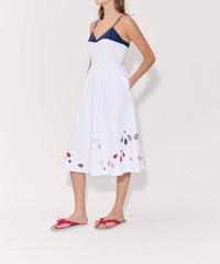 Rosie Assoulin - Undress Eyelet Cotton Poplin Midi Dress