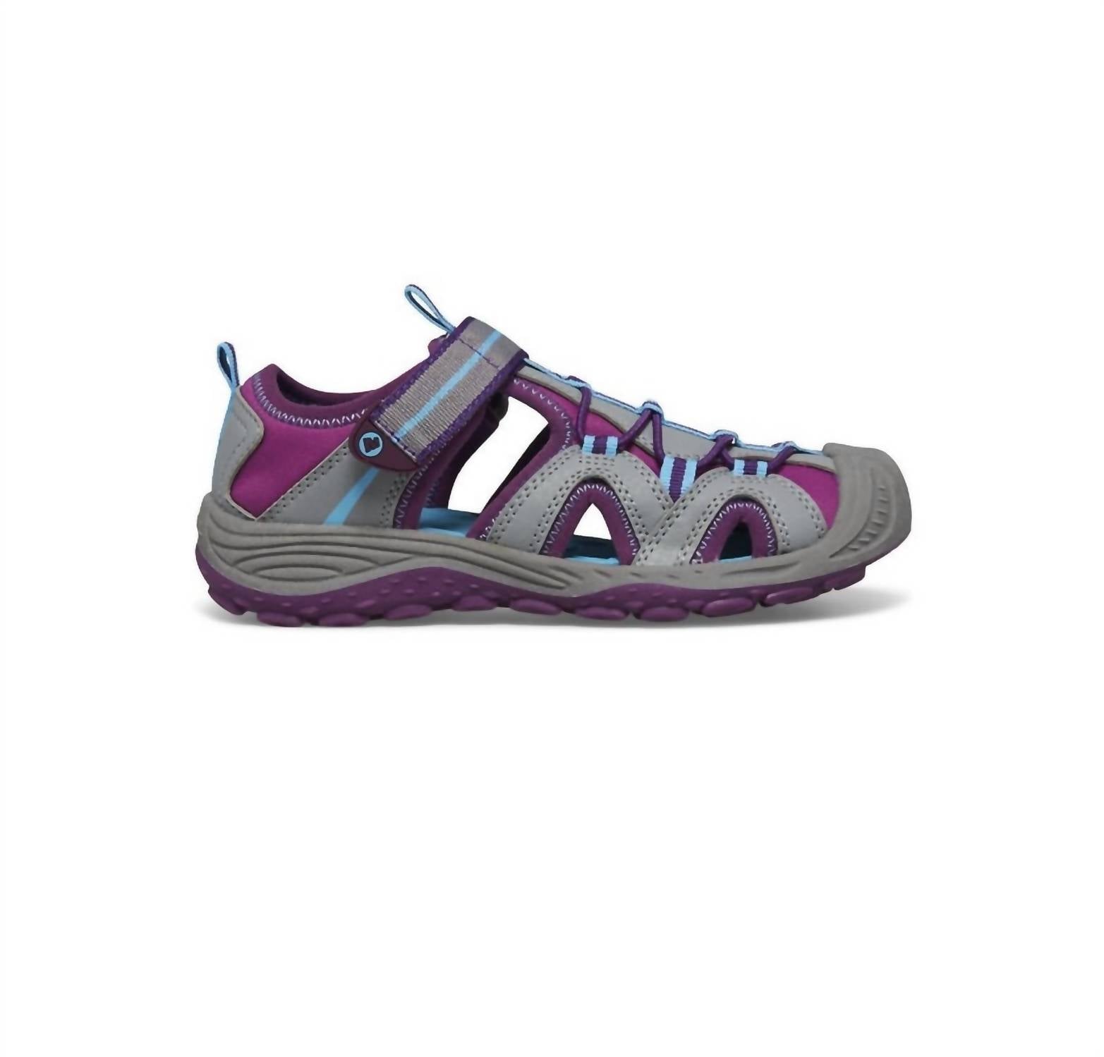 MERRELL Kids' Hydro 2 Sandal in grey berry - kids' sandal