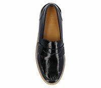 L'amour Des Pieds Women's Zyra Leather Loafers in black - women's flats - view 4