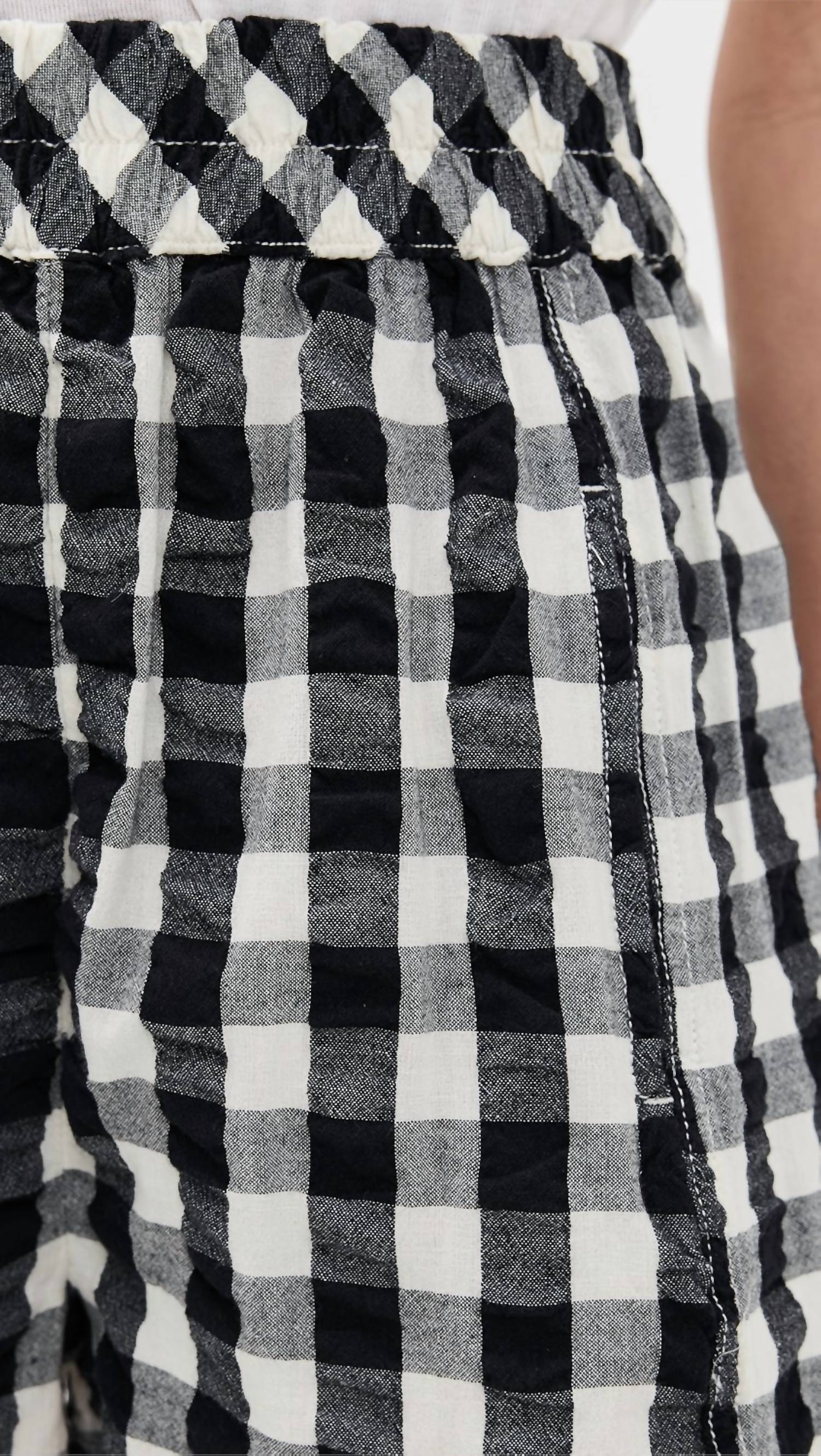 Free People - Get Free Seersucker Pull On Shorts
