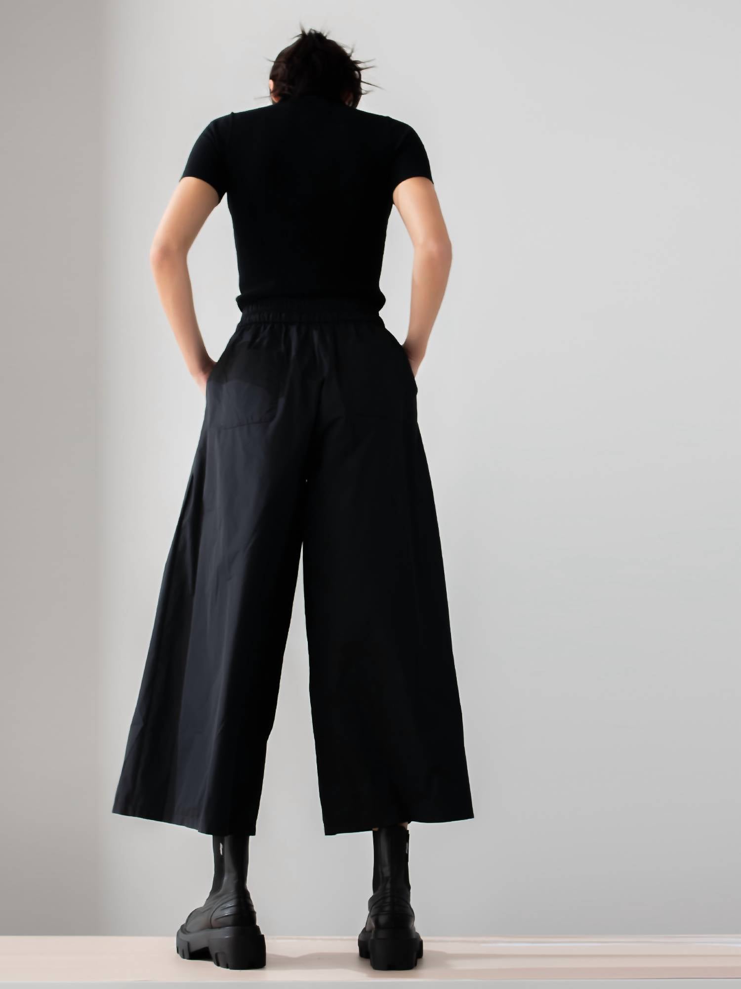 Psophia - Taffeta Palazzo Pants
