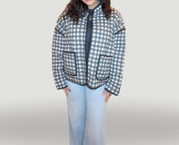 Katydid - Cameran Gingham Quilted Jacket