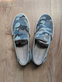 VIONIC Women's Avery Camo Slip On Sneakers in light blue - women's sneaker - view 4
