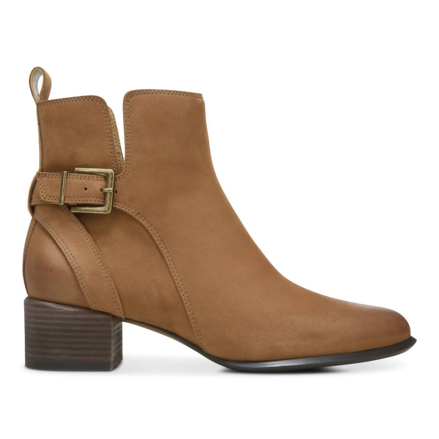 VIONIC Women's Perry Sienna Waterproof Boots in toffee - women's shoe - detail view