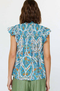 Current Air - Paisley Floral Top