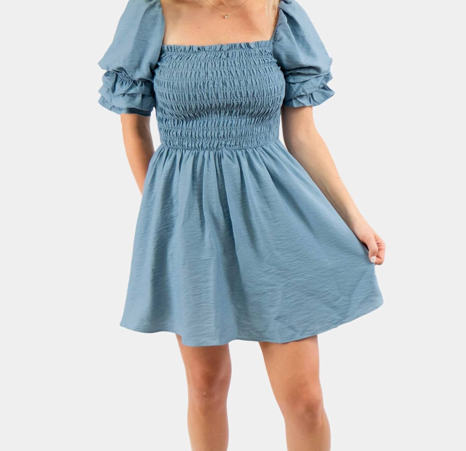 Do+Be - Don’t Be A Square Smocked Dress