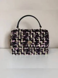 Tory Burch - Kira Tweed Mini Top Mini Bag With Handle Chain