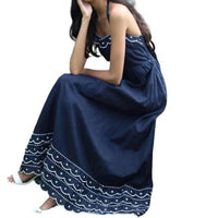 Wknd Wyfr - Positano Halter Dress