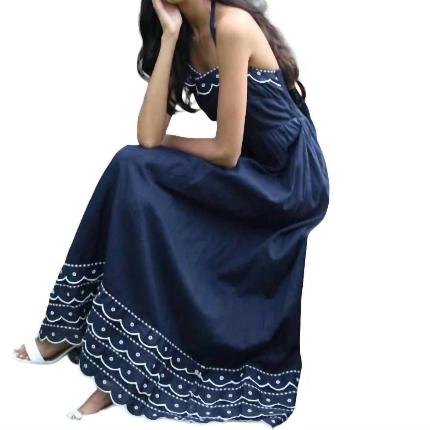 Wknd Wyfr - Positano Halter Dress