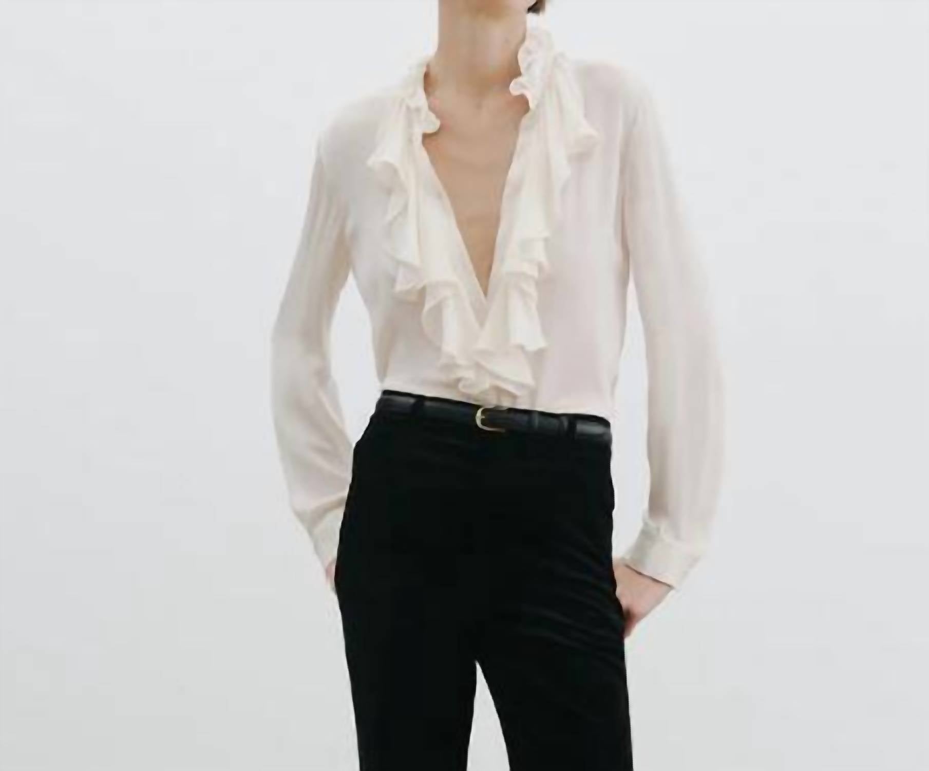 Nili Lotan - Lily Ruffled Blouse