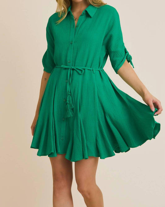 Gilli - Kelli Button Mini Dress