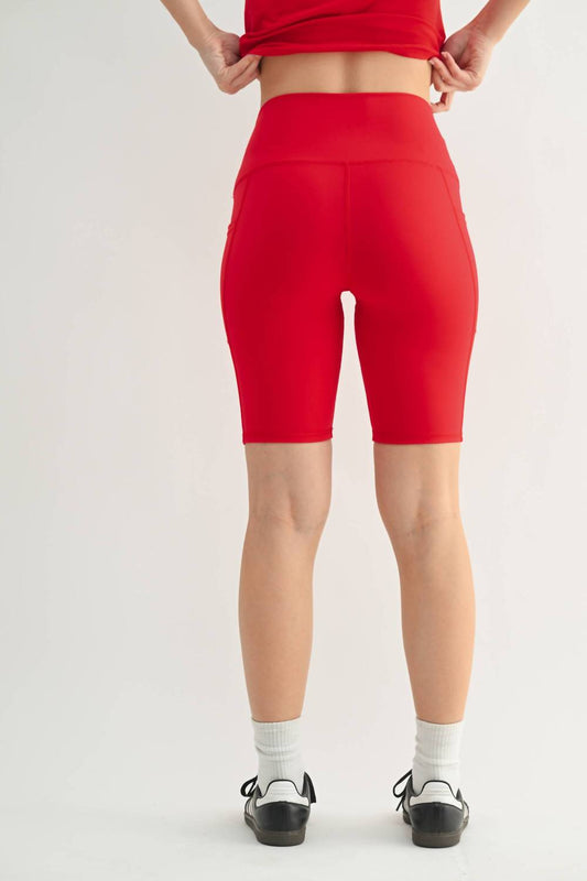 Mono B - Tapered Band Essential Biker Shorts