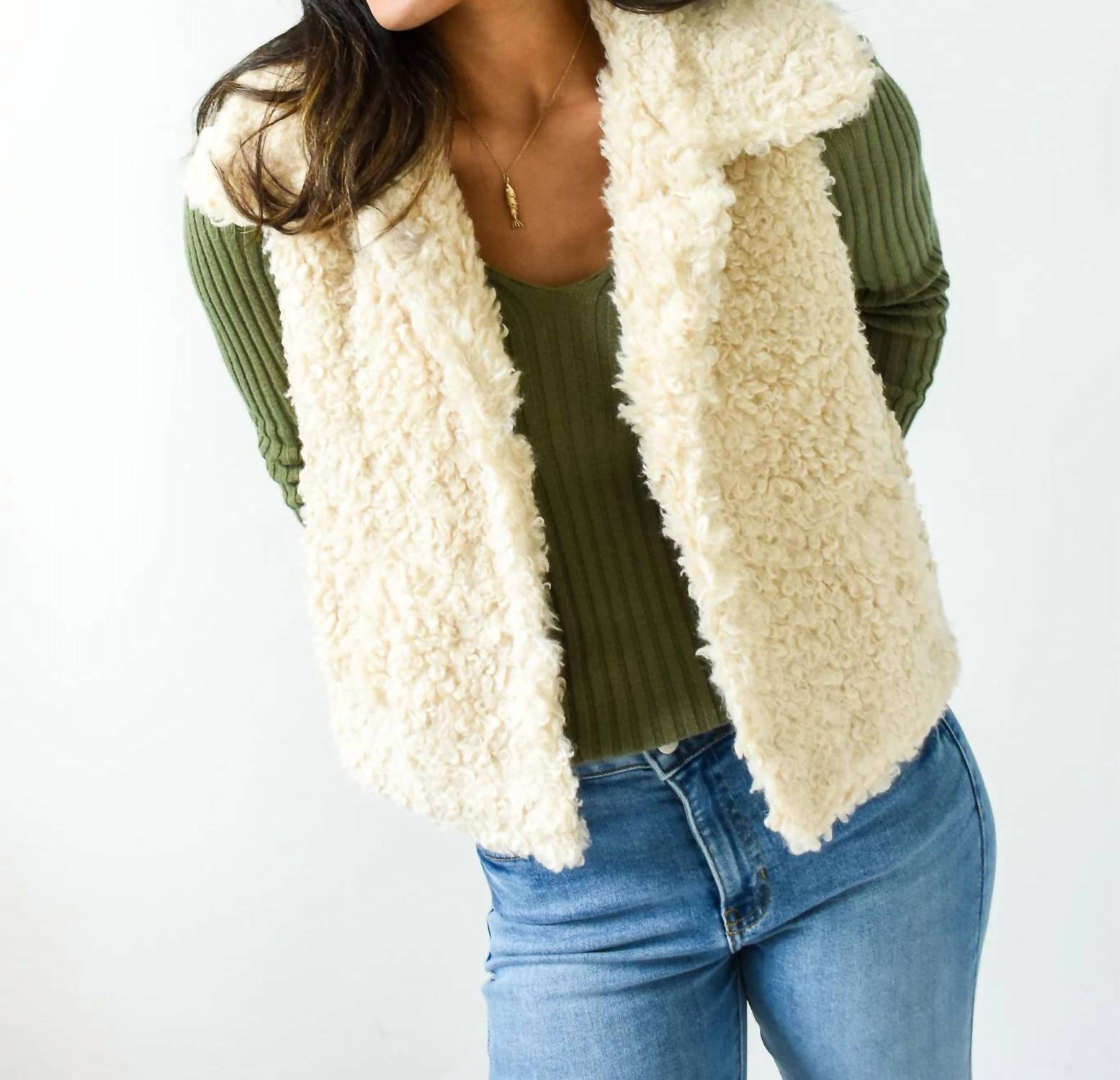 &Merci - Furry Good Time Sherpa Vest