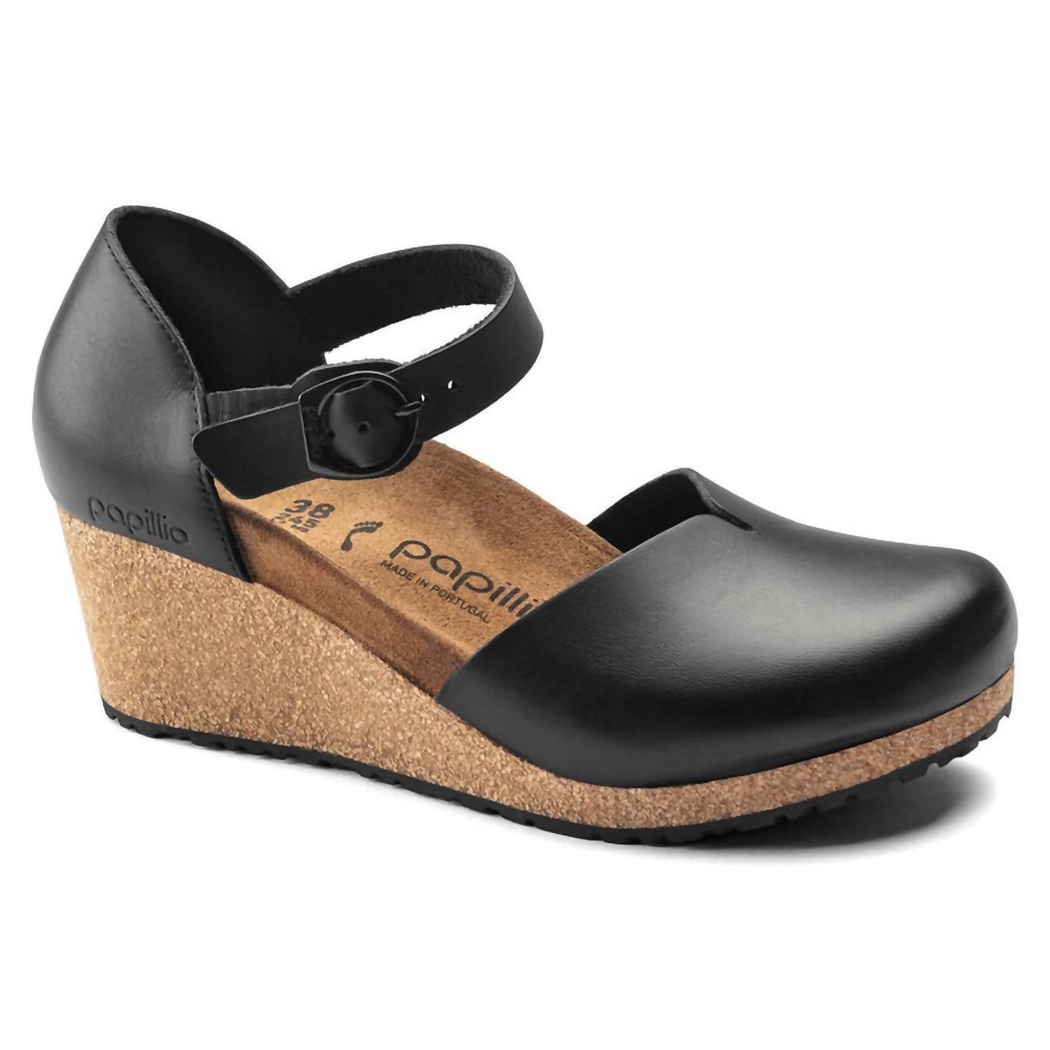 Papillio - Women's Mary Leather Wedge Sandals