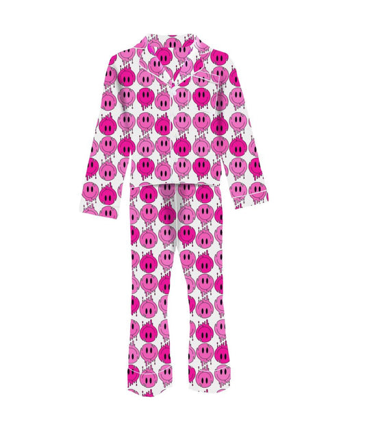 Tweenstyle - Kid's Drippy Smiles Pajama Set