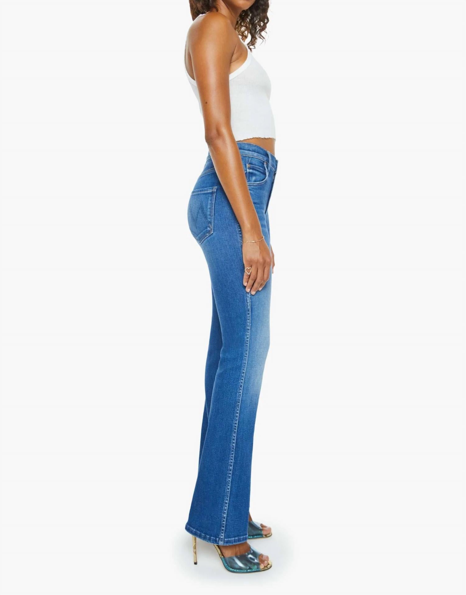 Mother - Mid Rise Smokin' Double Sneak Jeans