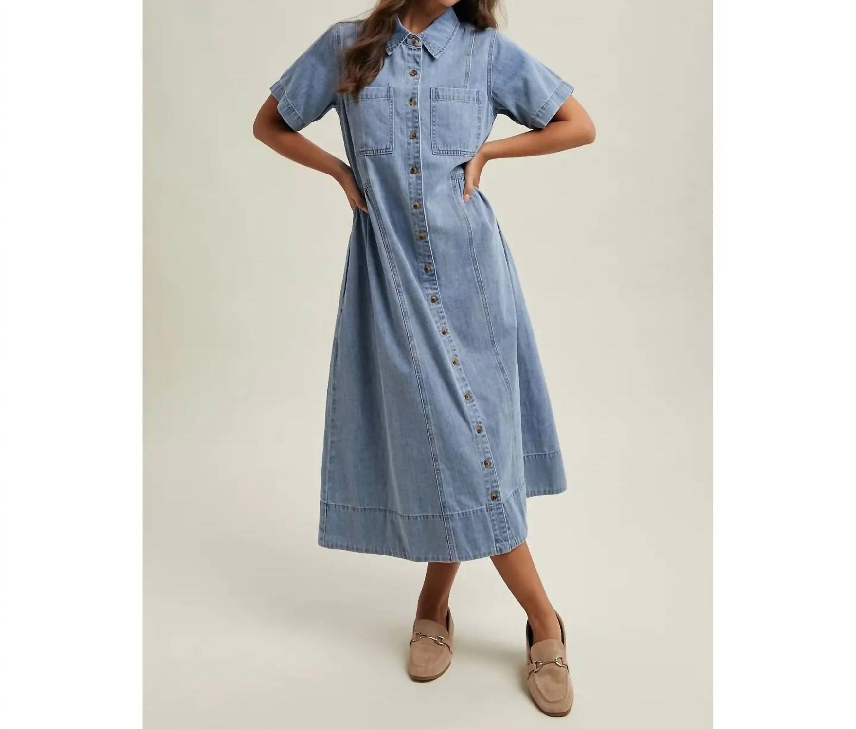 Wishlist - Button Front Shirt Dress