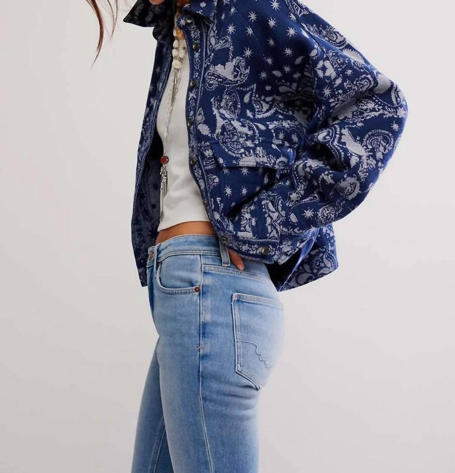 Free People - Bandana Jacquard Shirt