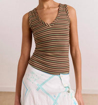 Damson Madder - Arlea V-neck Tank