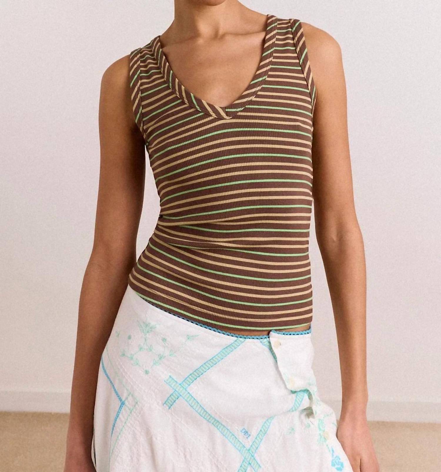 Damson Madder - Arlea V-neck Tank