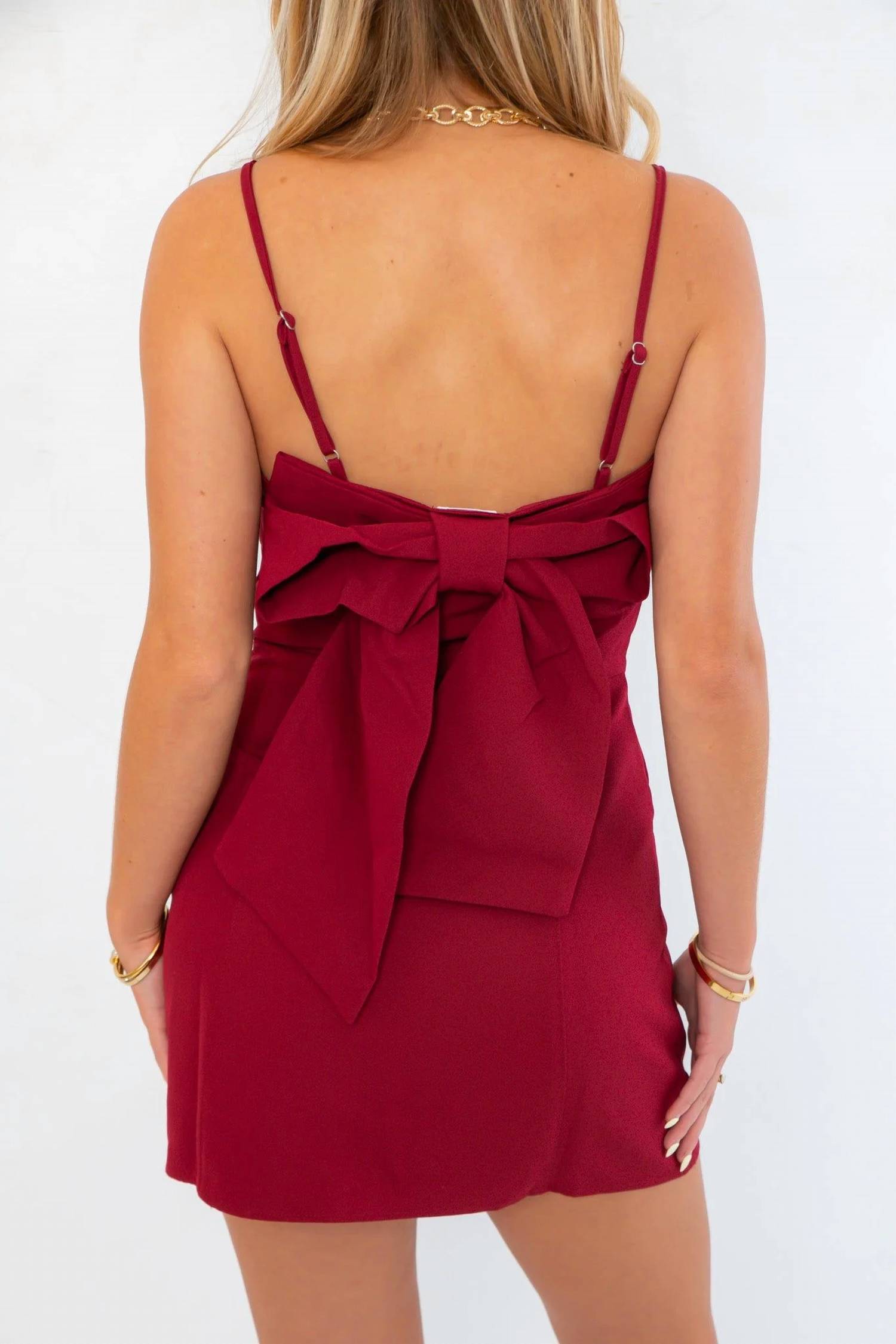 Le Lis - Jodie Bow Back Mini Dress