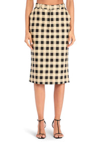 Ser.O.Ya - Carl Linen Midi Skirt
