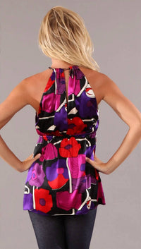Alice And Trixie - Harlow Silk Halter Blouse