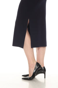 Joseph Ribkoff - High Waist Midi Pencil Skirt