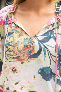 Voy - Relaxed Fit Floral Top