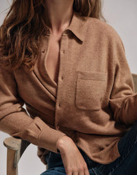Cissa - Button Down Cashmere Sweater