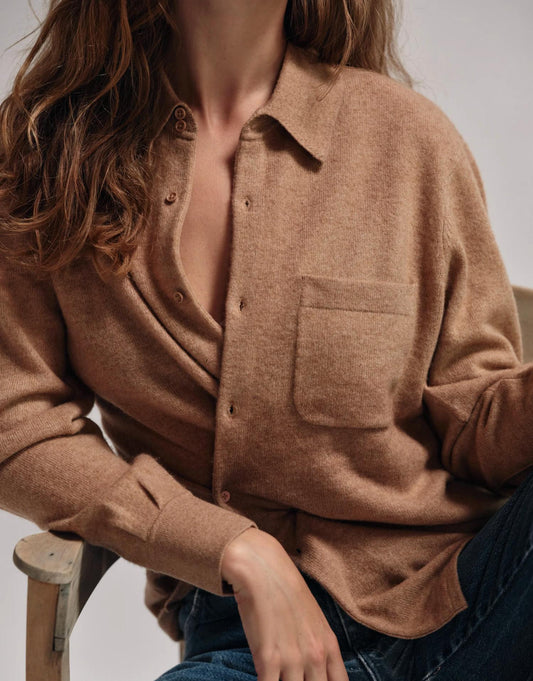 Cissa - Button Down Cashmere Sweater