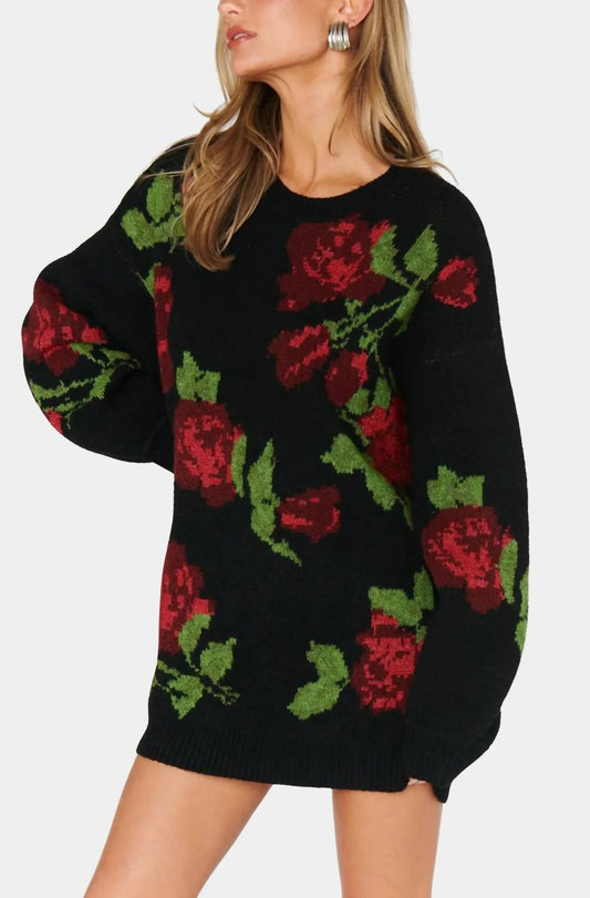 Show Me Your Mumu - Send Me Roses Knit Summit Sweater