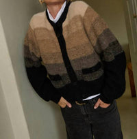 Nation LTD Tessa Knit Cardigan in macchiato ombre - women's cardigan - alternate view