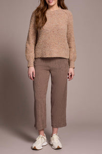 Tribal - Boucle Long-Sleeve Crew Neck Sweater