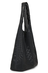 St. Agni - Women's Perforated Soft Leather Tote Bag