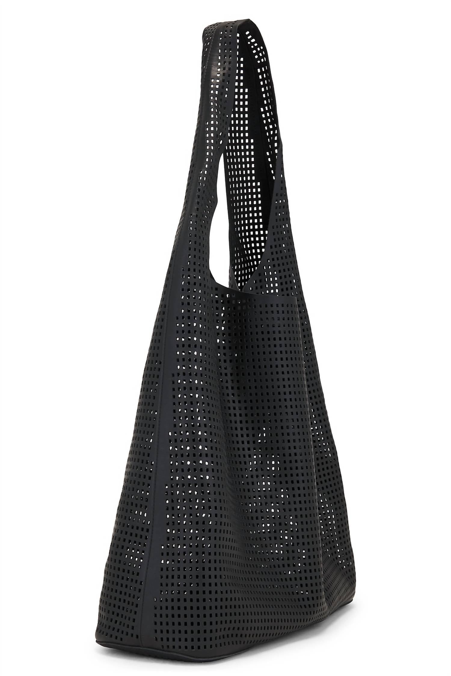 St. Agni - Women's Perforated Soft Leather Tote Bag