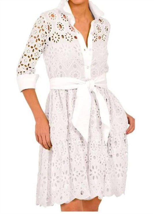 Gretchen Scott - Women's La Di Da Little Bo Peep Eyelet Dress