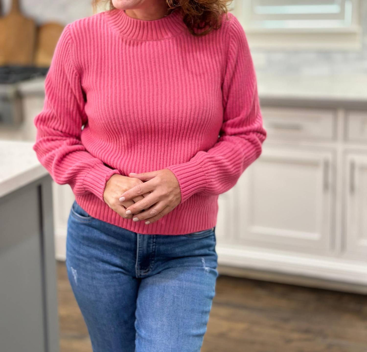 Michael Stars - Popover Long Sleeve Sweater
