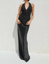 Runaway The Label - Elindra Satin Maxi Skirt
