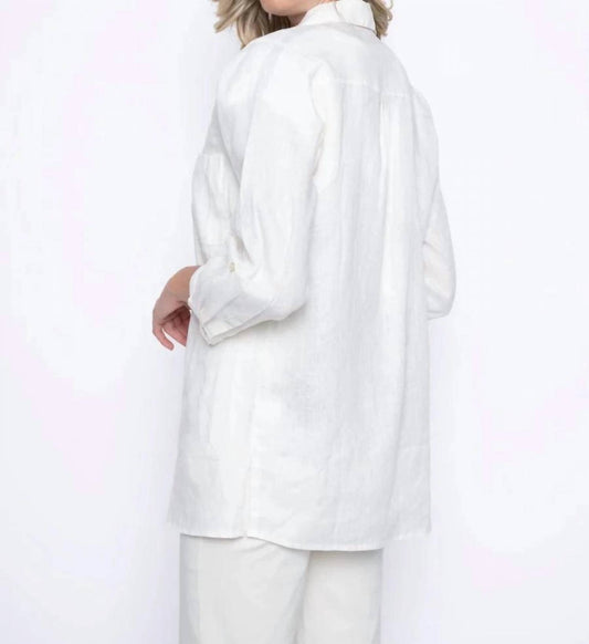 Picadilly - 3/4 Sleeve Button Down Shirt