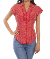 Scully - Cap Sleeve Blouse