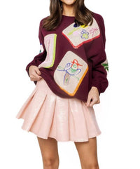 Queen Of Sparkles - Mahjong Tile Sweatshirt