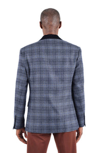 Barabas - Quilted Plaid Blazer