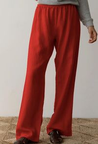 Donni. - Linen Simple Pant