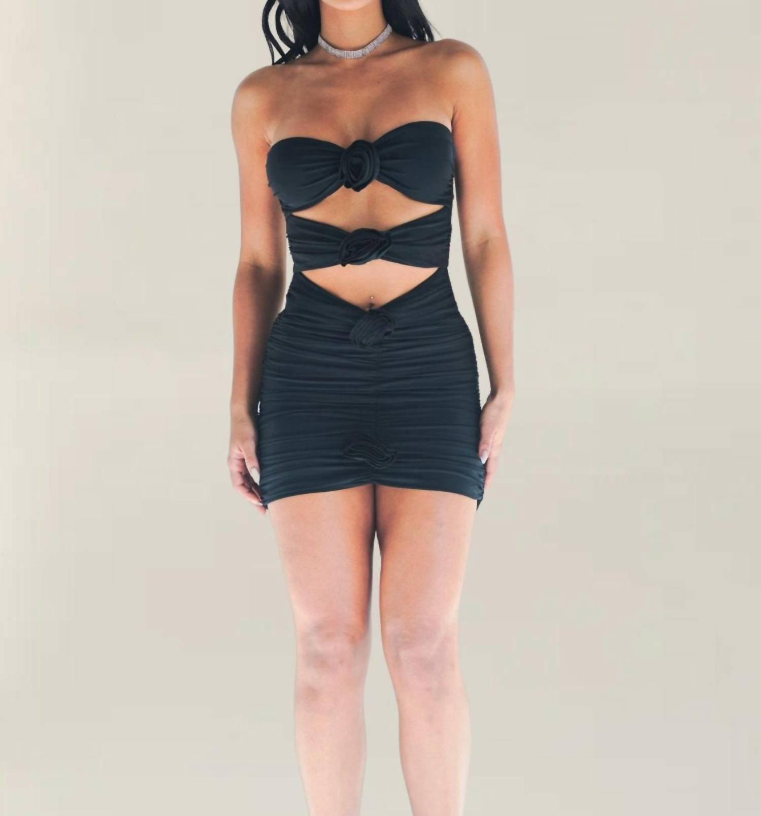 Aura - Cj Rose Mini Dress