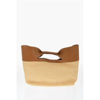 Alexander Mcqueen - Women's Leather And Raffia The Bow Maxi Tote Bag