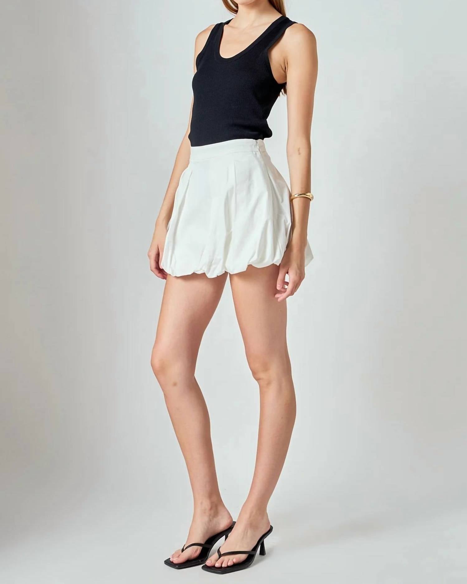 Endless Rose - Claire Bubble Hem Skort