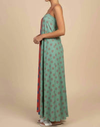 J.Nna - Serafina Polka Dot Chiffon Maxi Dress