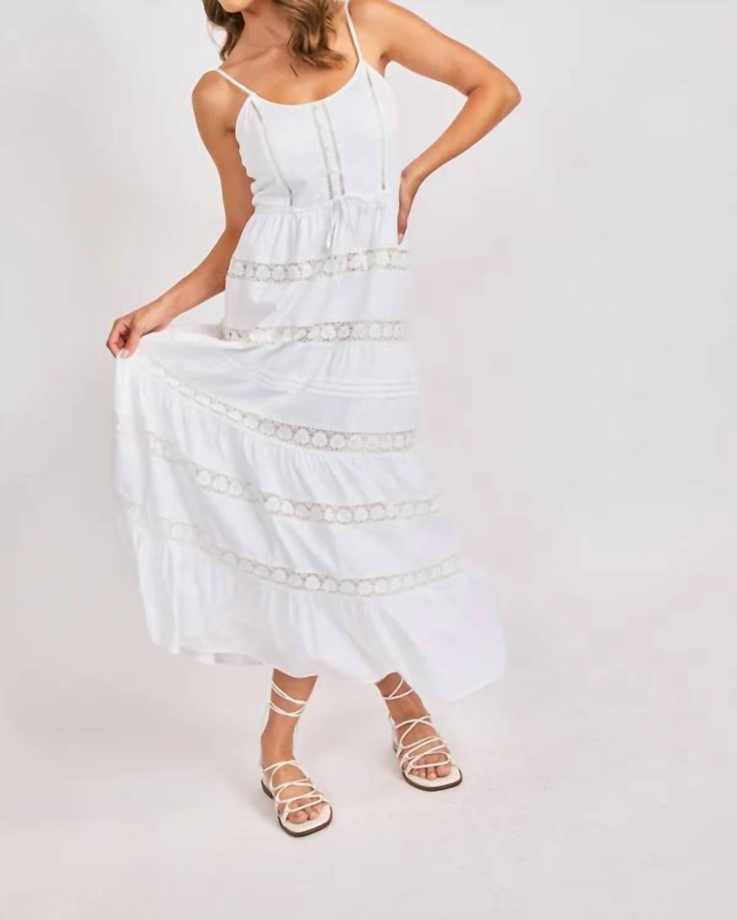 Sadie & Sage - Lowtide Tiered Midi Dress